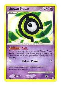 Unown C - 67/130 Uncommon
