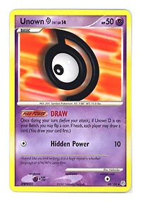 Unown D - 68/130 - Uncommon