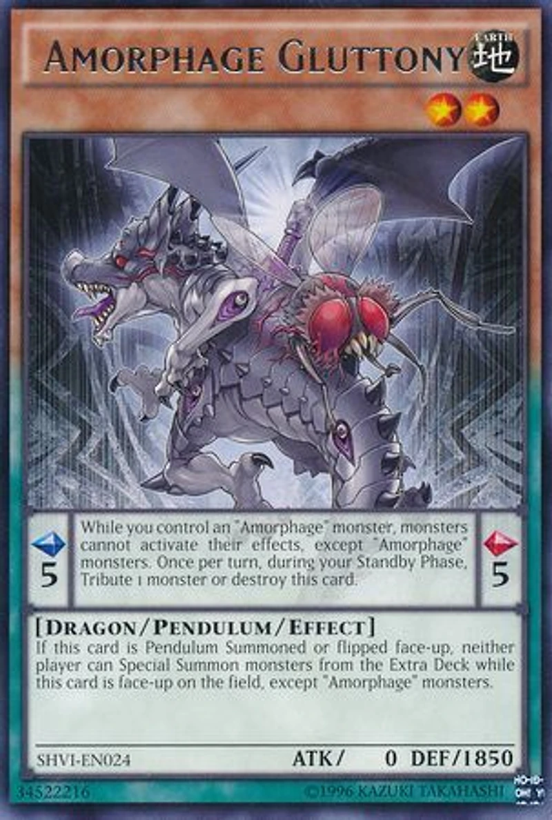 Amorphage Gluttony - SHVI-EN024 - Rare - Unlimited Edition