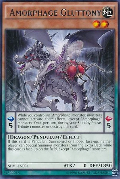 Amorphage Gluttony - SHVI-EN024 - Rare - Unlimited Edition