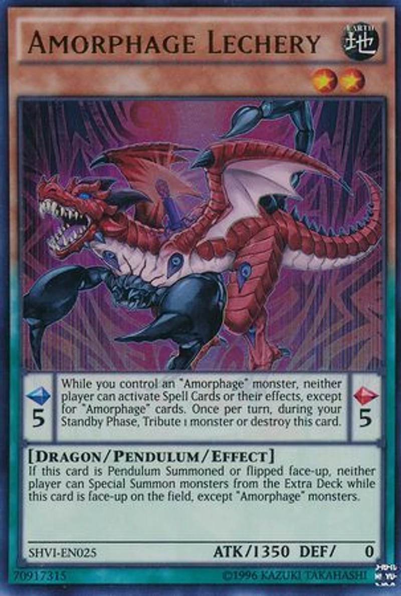 Amorphage Lechery - SHVI-EN025 - Ultra Rare - Unlimited Edition