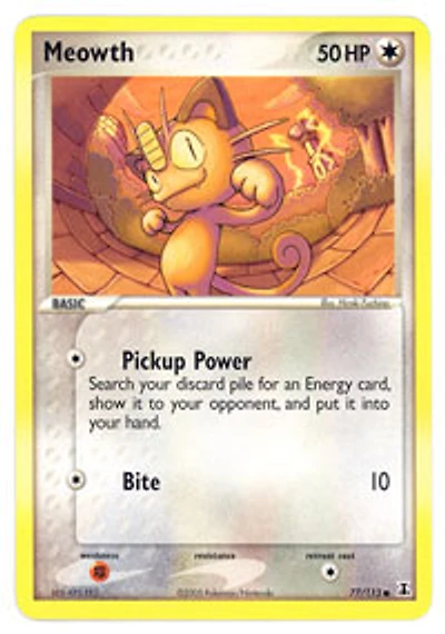 Meowth - 77/113 Common