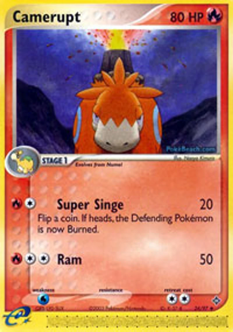 Camerupt - 24/97 Uncommon