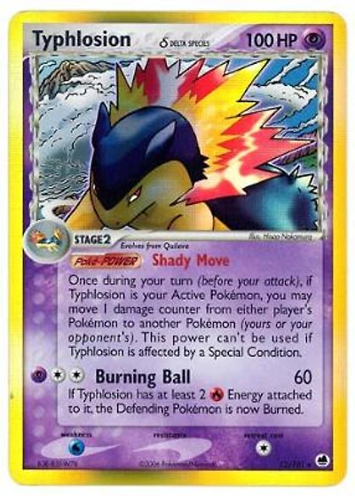 Typhlosion (Delta Species) - 12/101 - Holo Rare