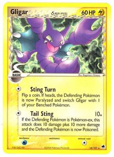 Gligar (Delta Species) - 16/101 Rare