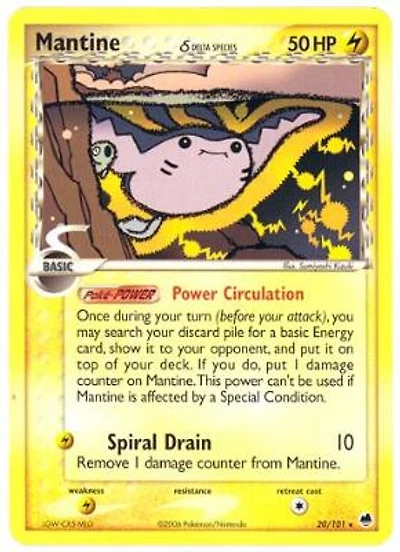 Mantine (Delta Species) - 20/101 Rare