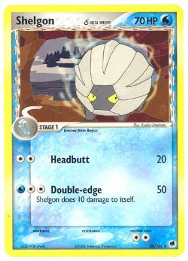 Shelgon (Delta Species) - 38/101 - Uncommon