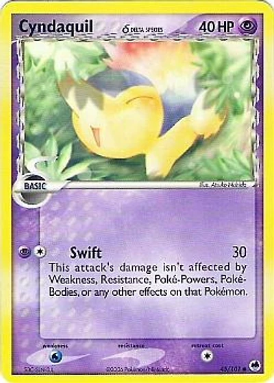 Cyndaquil (Delta Species) - 45/101 Common