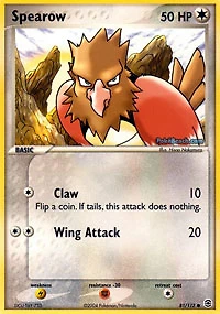 Spearow - 81/112 Common