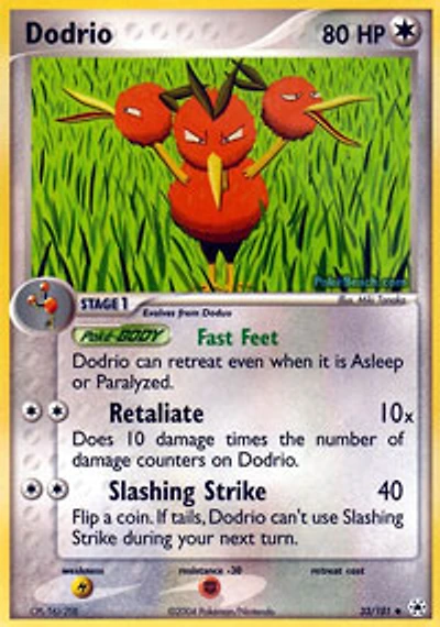Dodrio - 33/101 Uncommon