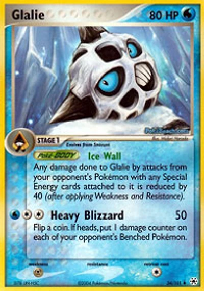Glalie - 34/101 Uncommon