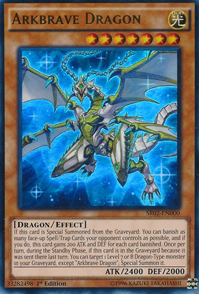 Arkbrave Dragon - SR02-EN000 - Ultra Rare - 1st Edition