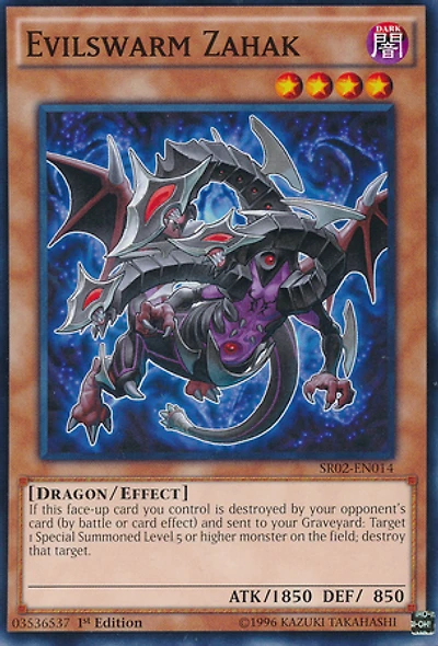 Evilswarm Zahak - SR02-EN014 - Common - 1st Edition