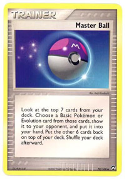 Master Ball - 78/108 - Uncommon