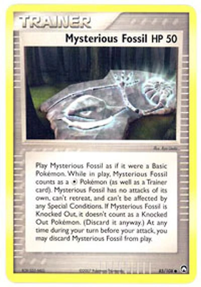 Mysterious Fossil - 85/108 Common