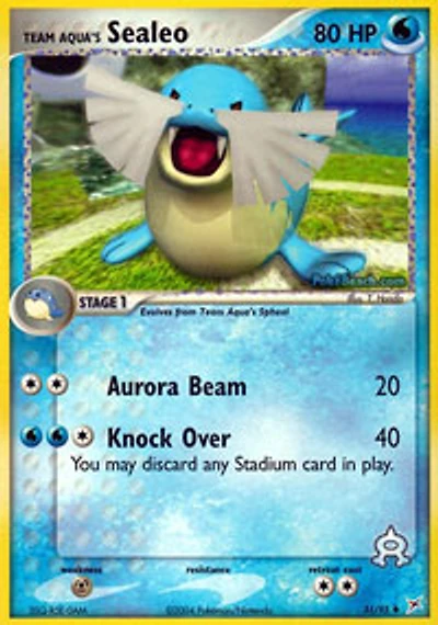 Team Aqua's Sealeo - 31/95 Uncommon