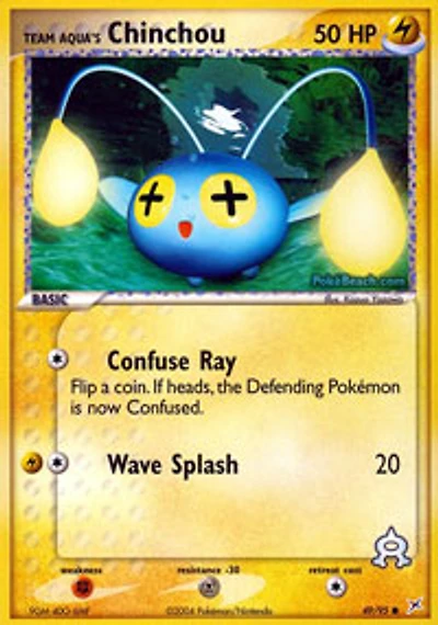 Team Aqua's Chinchou - 49/95 Common