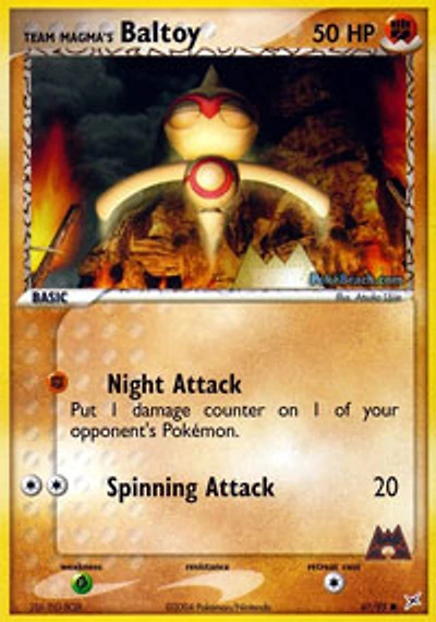 Team Magma's Baltoy - 61/95 Common