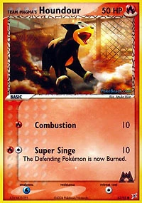 Team Magma's Houndour - 62/95 Common