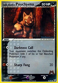 Team Magma's Poochyena - 66/95 - Common