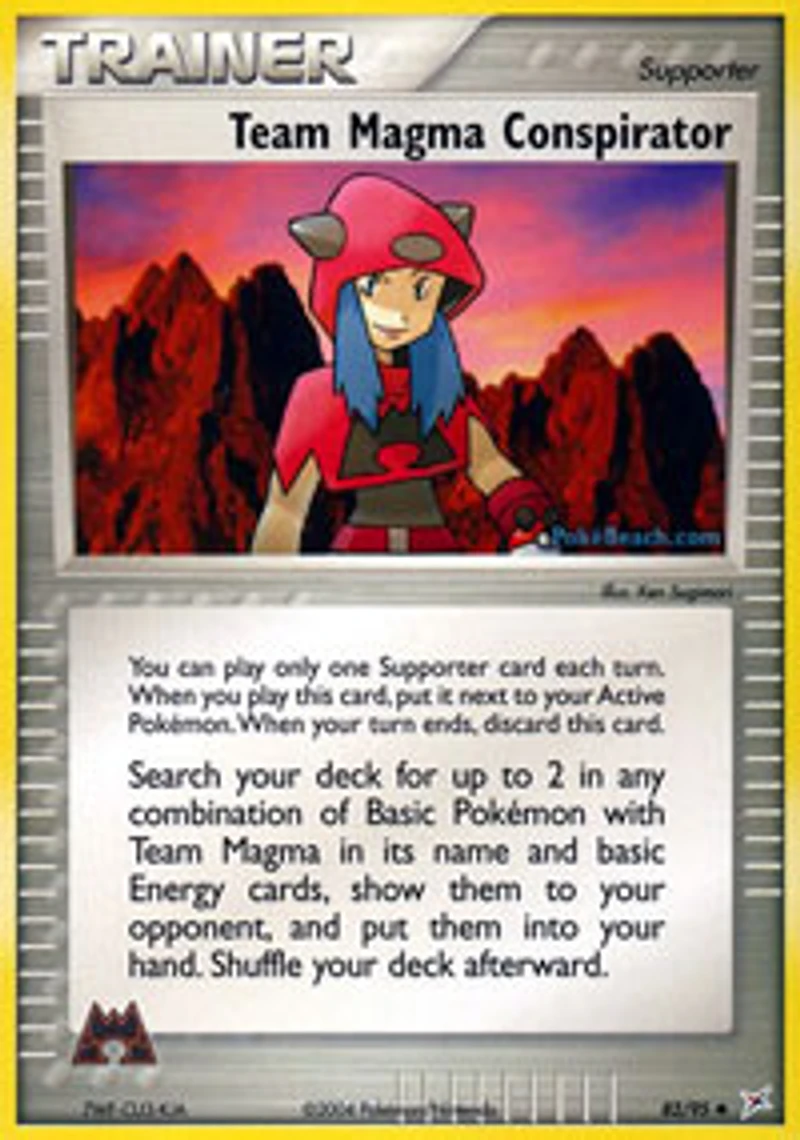 Team Magma Conspirator - 82/95 Uncommon
