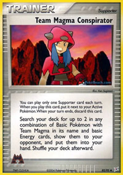 Team Magma Conspirator - 82/95 Uncommon
