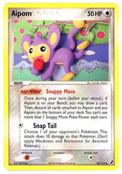 Aipom - 34/115 - Uncommon