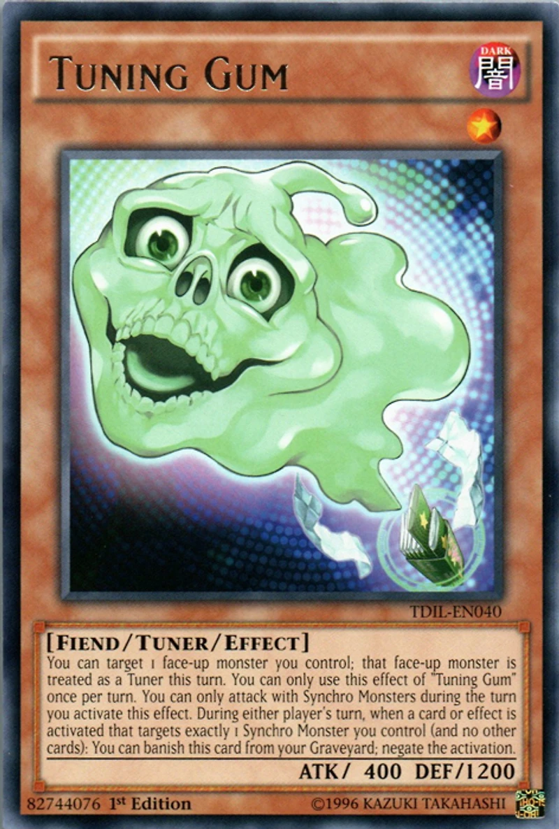 Tuning Gum - TDIL-EN040 - Rare - 1st Edition