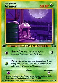 Grimer - 48/62 - Common - 1st Edition