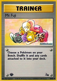 Mr. Fuji - 58/62 - Uncommon - 1st Edition