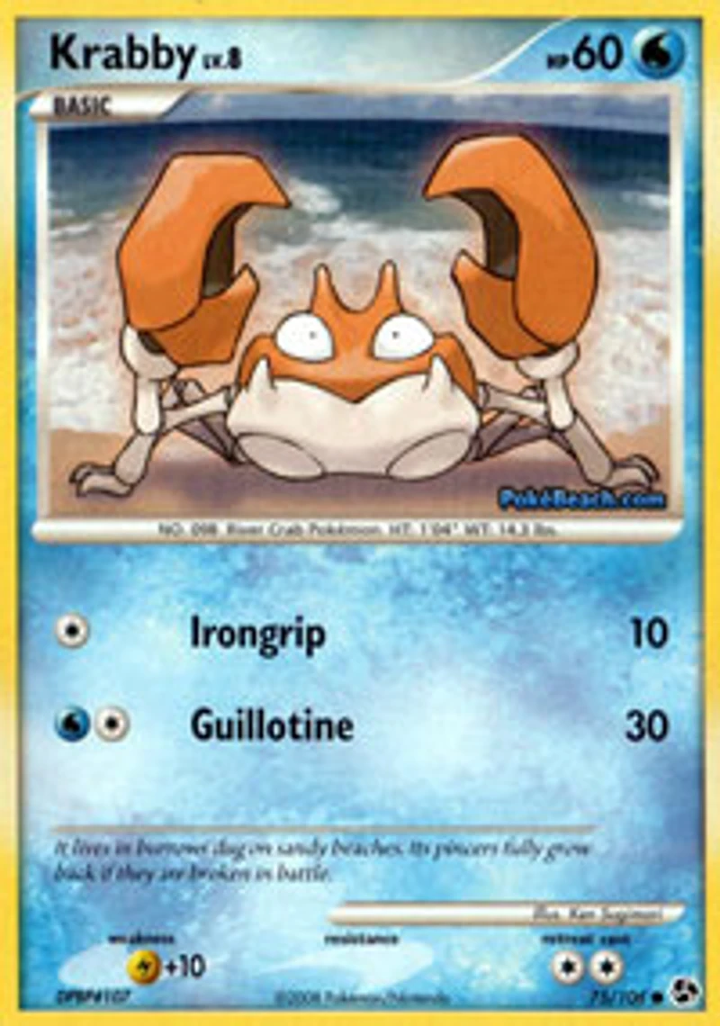 Krabby - 75/106 - Common
