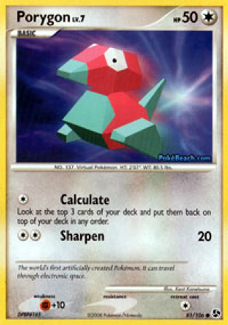 Porygon - 81/106 Common