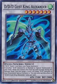 D/D/D Gust King Alexander - CT13-EN010 - Super Rare - Limited Edition