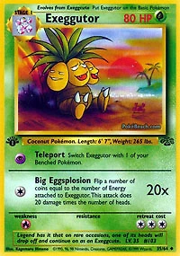 Exeggutor - 35/64 - Uncommon - 1st Edition