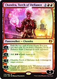 Chandra, Torch of Defiance - Foil - Prerelease Promo