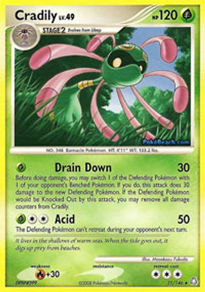 Cradily - 21/146 Rare