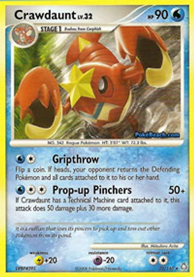 Crawdaunt - 22/146 - Rare