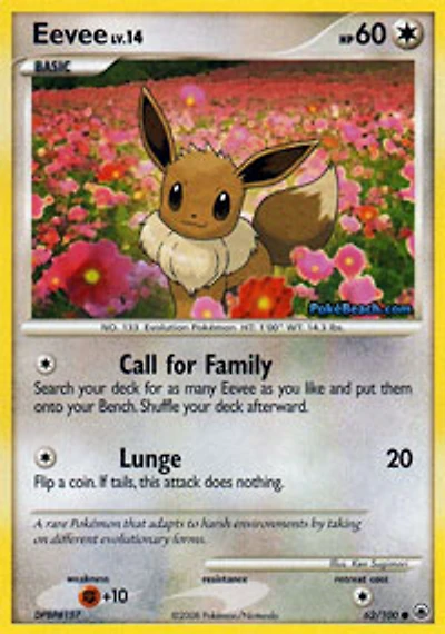 Eevee - 62/100 Common