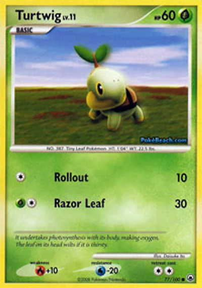 Turtwig - 77/100 Common