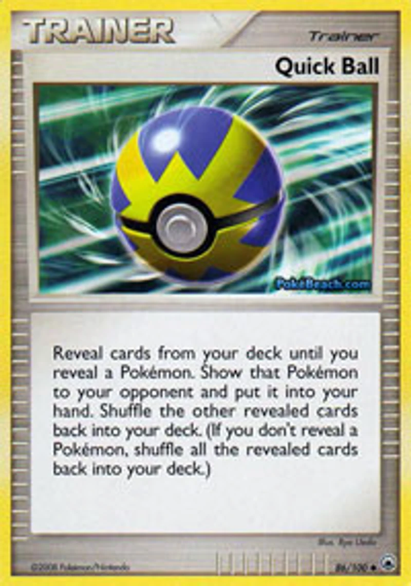 Quick Ball - 86/100 - Uncommon