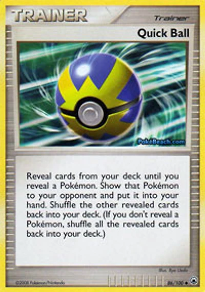 Quick Ball - 86/100 - Uncommon
