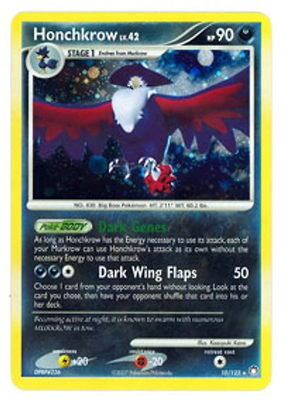 Honchkrow - 10/123 - Holo Rare