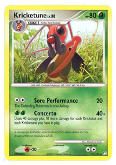 Kricketune - 27/123 Rare