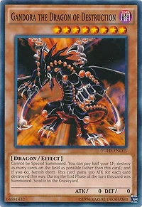 Gandora the Dragon of Destruction - YGLD-ENC03 - Common - Unlimited Edition