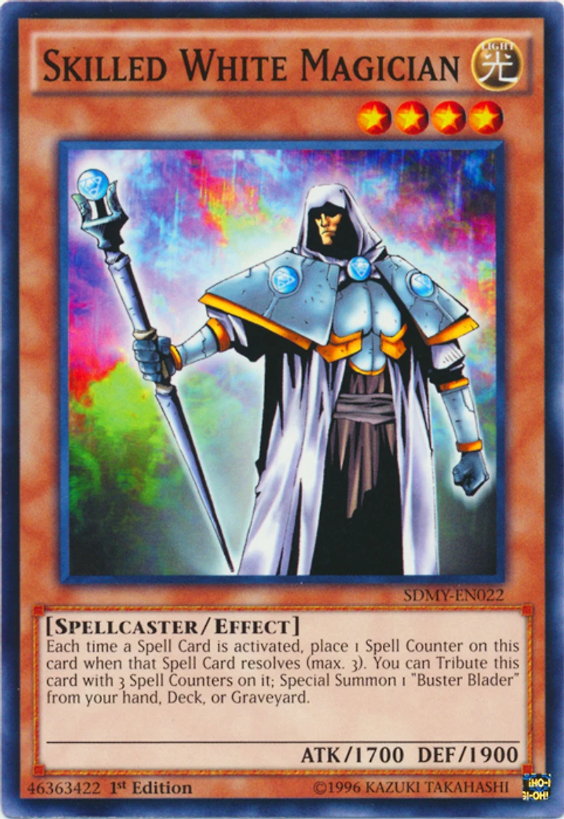Skilled White Magician - SDMY-EN022 - Common - 1st Edition