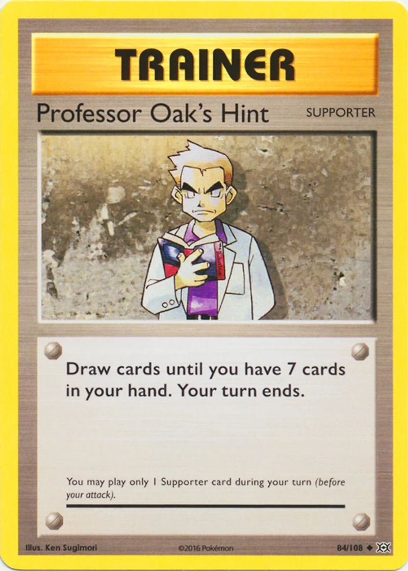 Professor Oak's Hint - 84/108 - Uncommon