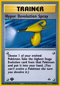 Hyper Devolution Spray - 73/75 - Uncommon - 1st Edition