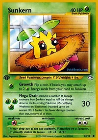 Sunkern - 78/111 - Common - 1st Edition