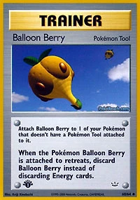 Balloon Berry - 60/64 - Uncommon - 1st Edition