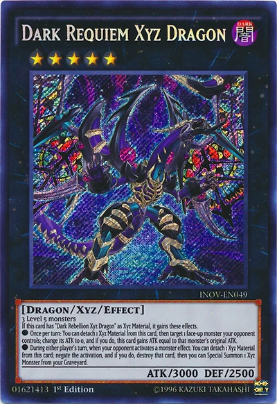 Dark Requiem Xyz Dragon - INOV-EN049 - Secret Rare - 1st Edition